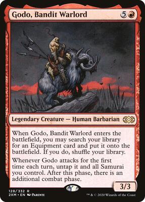 Godo, Bandit Warlord card from Double Masters