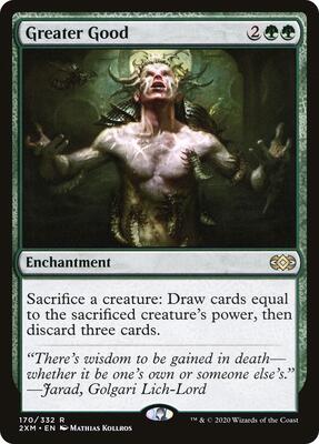 Greater Good card from Double Masters