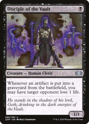 Disciple of the Vault card from Double Masters