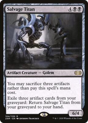 Salvage Titan card from Double Masters