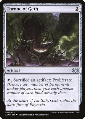 Throne of Geth card from Double Masters
