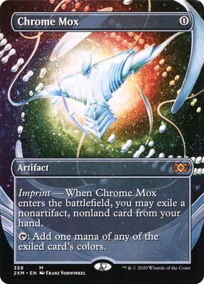 Chrome Mox (Borderless) card from Double Masters