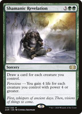 Shamanic Revelation card from Double Masters