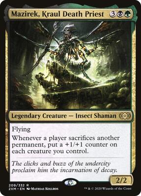 Mazirek, Kraul Death Priest card from Double Masters