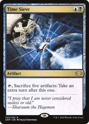 Time Sieve card from Double Masters