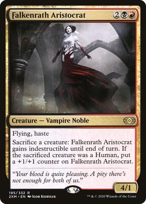 Falkenrath Aristocrat card from Double Masters