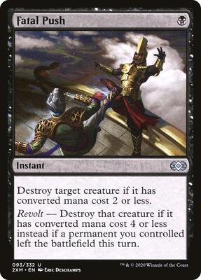 Fatal Push card from Double Masters