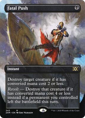 Fatal Push (Borderless) card from Double Masters