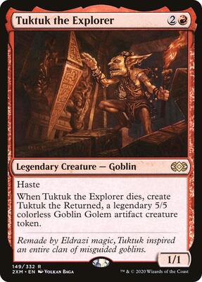 Tuktuk the Explorer card from Double Masters