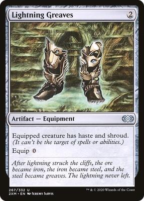 Lightning Greaves card from Double Masters