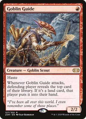 Goblin Guide card from Double Masters