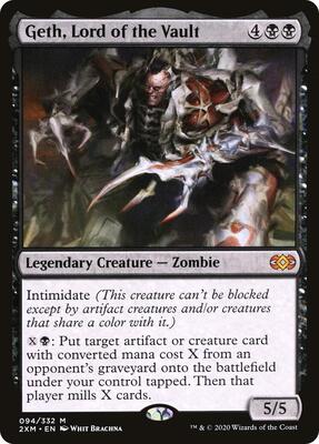 Geth, Lord of the Vault card from Double Masters