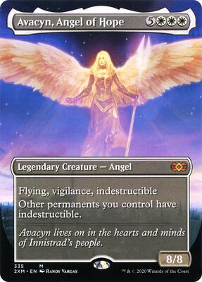 Avacyn, Angel of Hope (Borderless) card from Double Masters
