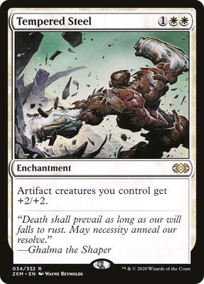 Tempered Steel card from Double Masters