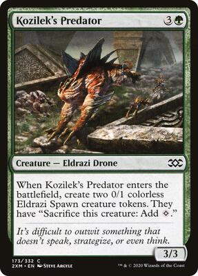 Kozilek's Predator card from Double Masters