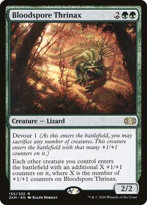 Bloodspore Thrinax card from Double Masters