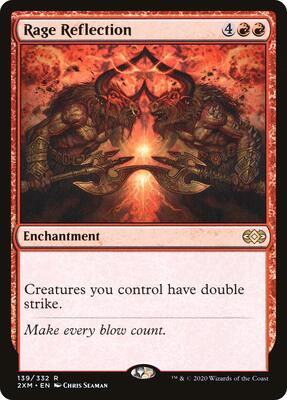Rage Reflection card from Double Masters