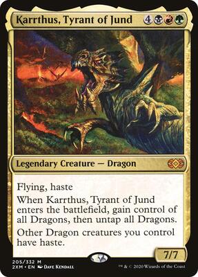 Karrthus, Tyrant of Jund card from Double Masters