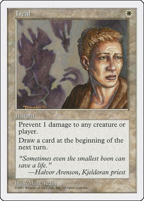 Heal card from Fifth Edition