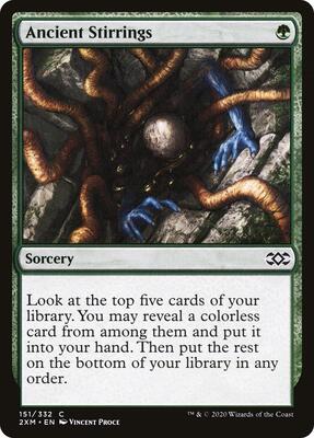 Ancient Stirrings card from Double Masters