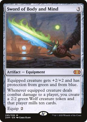 Sword of Body and Mind card from Double Masters
