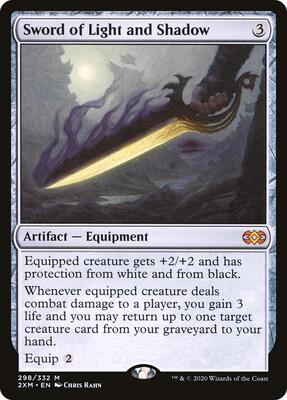 Sword of Light and Shadow card from Double Masters