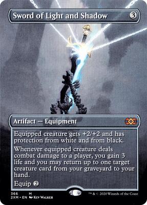 Sword of Light and Shadow (Borderless) card from Double Masters