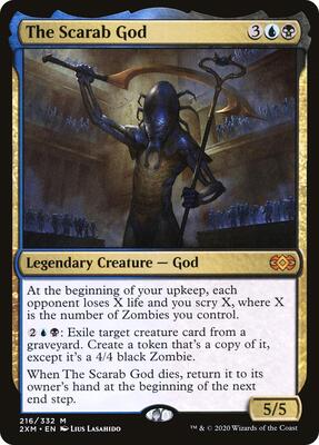 The Scarab God card from Double Masters