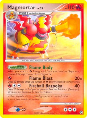 Magmortar - 31/132 (Secret Wonders) card from Deck Exclusives