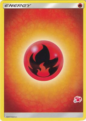 Fire Energy (#2 Charizard Stamped) card from Battle Academy