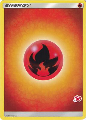 Fire Energy (#3 Charizard Stamped) card from Battle Academy