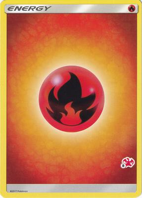 Fire Energy (#8 Charizard Stamped) card from Battle Academy
