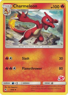 Charmeleon - 8/68 (#15 Charizard Stamped) card from Battle Academy