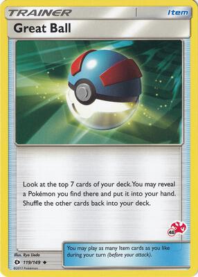Great Ball - 119/149 (#48 Charizard Stamped) card from Battle Academy