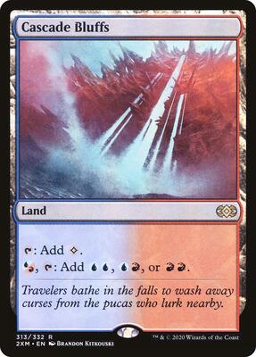 Cascade Bluffs card from Double Masters