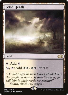 Fetid Heath card from Double Masters