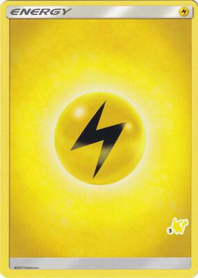 Lightning Energy (#3 Pikachu Stamped) card from Battle Academy