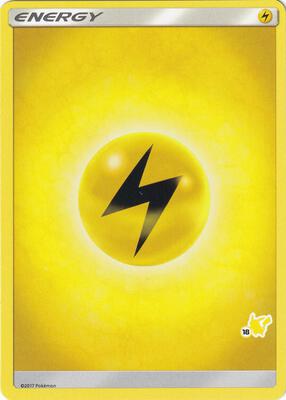 Lightning Energy (#18 Pikachu Stamped) card from Battle Academy