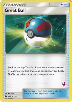Great Ball - 119/149 (Mewtwo Stamped) card from Battle Academy