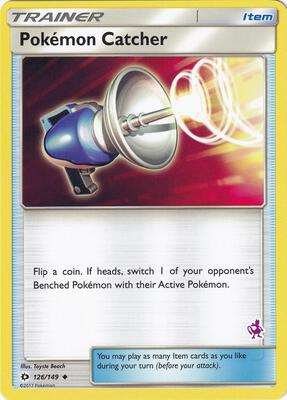 Pokemon Catcher - 126/149 (Mewtwo Stamped) card from Battle Academy