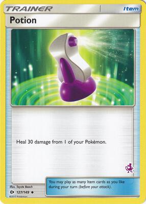 Potion - 127/149 (Mewtwo Stamped) card from Battle Academy