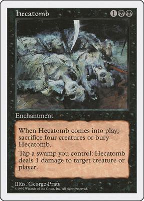 Hecatomb card from Fifth Edition