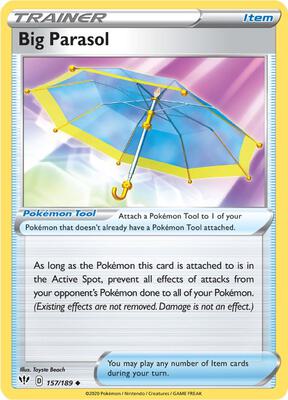 Big Parasol card from SWSH03: Darkness Ablaze