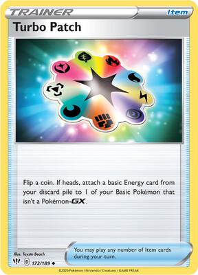 Turbo Patch card from SWSH03: Darkness Ablaze