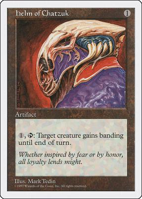 Helm of Chatzuk card from Fifth Edition