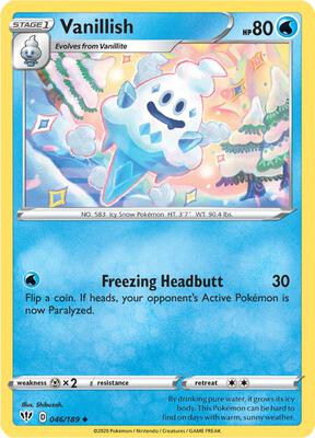 Vanillish card from SWSH03: Darkness Ablaze