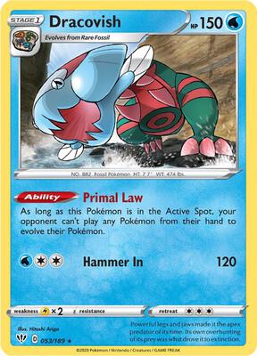 Dracovish card from SWSH03: Darkness Ablaze