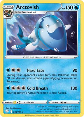 Arctovish card from SWSH03: Darkness Ablaze