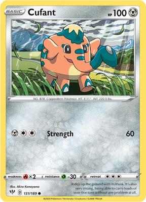 Cufant card from SWSH03: Darkness Ablaze