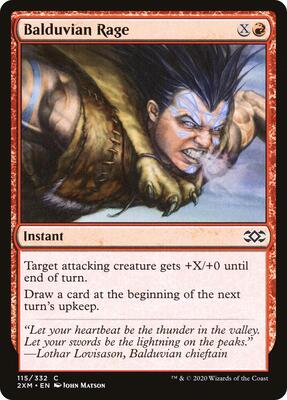 Balduvian Rage card from Double Masters